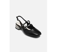 Tamaris Escarpin à bride arrière pour femme avec talon bloc noir 40 EU