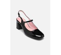 Tamaris Escarpin à bride arrière pour femme avec talon bloc noir 40 EU
