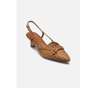 Tamaris Escarpin femme à bride arrière talon aiguille brun Taille 41