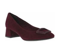 Escarpins Tamaris - Bordeaux - Cuir - Talon 4,5 cm - Fermeture noire 39