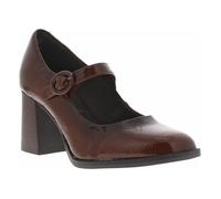 Escarpins - Tamaris - Noir vernis - Talon décroché haut - Boucle de serrage 39