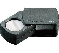 Eschenbach 110910 Loupe pliante Grossissement: 10 x Lentille: (Ø) 23 mm noir