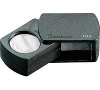 Eschenbach Loupe pliante 110910, grossissement 10 x, lentille Ø 23 mm, noir