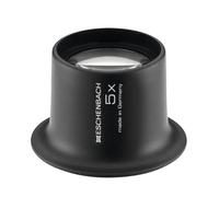 Eschenbach Loupe d'horloger 11245 – Grossissement 5x, lentille Ø 25 mm – Anthracite