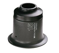 Eschenbach 1130 - Loupe de diamantaire, gr. 15x, en plastique difficilement inflammable et avec trou d'aération anti-buée