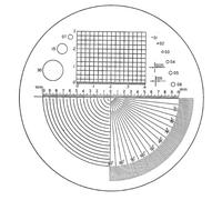 Eschenbach 115202 Loupe de précision avec graduation Lentille: (Ø) 23 mm
