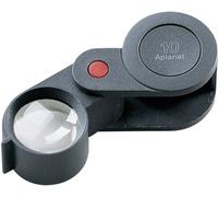 Eschenbach Loupe pliante 118210 – Grossissement 10× – Ø 23 mm – Noir
