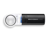 Eschenbach Loupe à main 15117 – Éclairage LED, 7×, Lentille Ø 35 mm