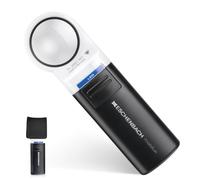 Eschenbach 15117 Loupe à Main avec éclairage LED Grossissement: 7 x Lentille: (Ø) 35 mm
