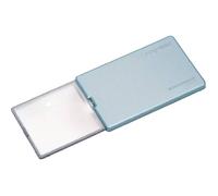 Eschenbach 152122 Loupe à main avec éclairage LED Grossissement: 4 x Lentille: (L x l) 86 mm x 54 mm bleu