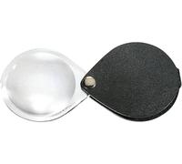 Eschenbach 1740560 Loupe pliante en cuir Grossissement: 3.5 x Lentille: (Ø) 60 mm noir