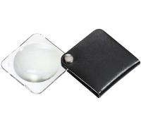 Eschenbach 1752550 Loupe pliante en cuir Grossissement: 3.5 x Lentille: (Ø) 50 mm noir