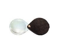 Eschenbach 1740550 Loupe pliante en cuir Grossissement: 3.5 x Lentille: (Ø) 50 mm noir