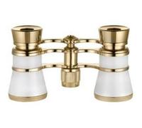 Eschenbach Glamour Jumelles de théâtre 25 mm blanc perle, or