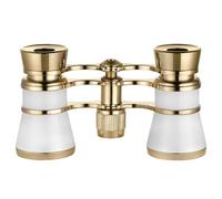 Eschenbach Glamour Jumelles de théâtre 25 mm blanc perle, or