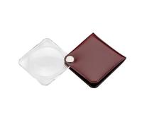 Eschenbach Loupe pliante classic 50mm rouge carmin
