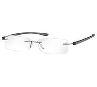 Eschenbach Lunettes de lecture sans bord 2913210 pour hommes, anthracite, Dioptrie: 1