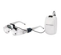 Eschenbach MaxDetail-Lunettes Loupe MAX Détail 2x-LED Éclairage Bleu Transparent