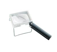 Eschenbach Optik Eschenbach 2034 Loupe à Main Facteur de grossissement : 3,5 x Dimensions de la lentille (L x l) : 75 x 50 mm Blanc