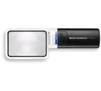 Eschenbach OPTIK Loupe à main avec éclairage LED mobiluxLED 75 x 50 mm, 15113, grossissement 3,5x, 75 x 50 mm