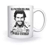 Escobar Medellin Number Pablo Tasse Blanc Pour Le Café Thé Cappuccino Cacao Mug White Coffee Tea
