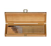 Escoda El Deletrista Series Lot de 6 pinceaux à lettrage Petit gris