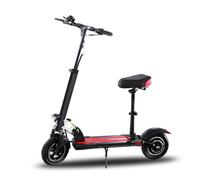 Escooter électrique pliable rapide avec pneu de 10 pouces, 500W, 45 km/h, avec siège, pour adultes, en Stock, entrepôt dans l'ue