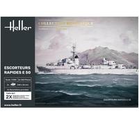 Heller Maquette bateau Escorteurs rapides E 50 – Collection Historique – 1:4 (réf. 81093)