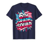 Escouade pour Enfants DE 6E ANNÉE First Day America Teacher Future Heroes T-Shirt