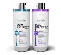 ESCOVA SEMI DEFINITIVA 3D POWER SYSTEM - Kit (shampooing+kératina)