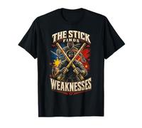 Escrima Arnis Arts Martiaux The Stick Finds Weakness T-Shirt