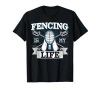 Escrime ç'est ma Vie - Cadeau Escrimeur T-Shirt Graphique avec Valeur
