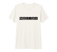 Escrime Éléments périodiques Escrime Enthusiast Fleuret T-Shirt Haut de Gamme