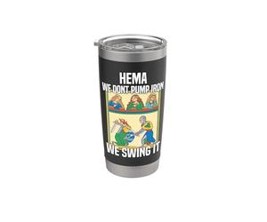 Escrime médiévale : Maître épée longue HEMA Gobelet isotherme en acier inoxydable double paroi