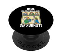 Escrime médiévale : Maître épée Longue Hema PopSockets PopGrip Adhésif