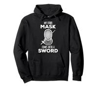 Escrime Mon Autre Masque Livré avec une épée Escrimeur Epee Sweat à Capuche