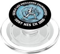 Escrimeur Anniversaire né en 2000 Français Sport Escrime PopSockets PopGrip pour MagSafe