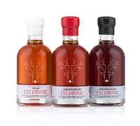 Escuminac Coffret Sirop d’Érable 3 Récoltes Bio 3 x 200 ml