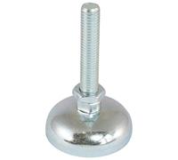 ESD Rotule cloches de pied de réglage Pied D58 Tige filetée M12 x 85 mm avec écrou acier