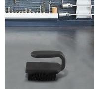 ESD Safe Brosse de nettoyage antistatique pour circuit imprimé - Brosse métallique en fibre synthétique avec poignée en plastique, noire, pour réparation électronique et poussière (S)