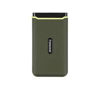 Transcend SSD Portable ESD380C 500GB - USB 3.2 Gen 2x2 (20Gbps) Type-C SSD Externe, Boîtier résistant aux Chocs en Aluminium, pour Montage vidéo 4K/PC/Mac, Garantie limitée 5 Ans - TS500GESD380C