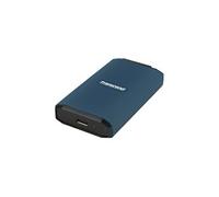 Transcend SSD externe portable ESD410C 1 To USB-C 20 Gbit/s AES 256 bits bleu foncé