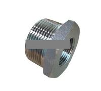 ESDUAIOP Raccord de tuyau forgé à douille de réduction en acier inoxydable 304, 3/4" NPT mâle x 3/8" NPT femelle, 3000 PSI, eau, gaz, huile