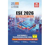 ESE 2026 : Preliminary Exam: Electronics & Telecom (E&T) Engineering Volume-I | Chapterwise & Topicwise Objective Solved Papers | 25 Years Solved PYQs 2001-2025| UPSC Engineering Services Examination