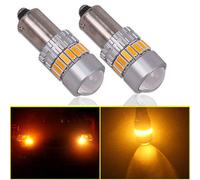 Eseastar Ampoules LED BAY9S H21W, 21, 12 V - 24 V, SMD4014 - Canbus, sans erreur avec projecteur pour feux de route, feux de recul, lumière intérieure de voiture, ambre