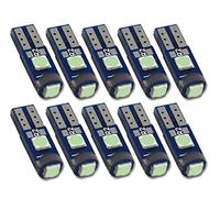 Eseastar T5 74 70 37 17 2721 3528 Ampoules LED Bleu Glacier pour Tableau de Bord Intérieur de Voiture Compteur de Vitesse Tableau de Bord Indicateur de Tableau de Bord Lampe de Tableau de Bord