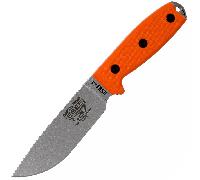 ESEE, ESEE 4 Tranchant Lisse, Lame S35VN, Manches Orange G10 ESEE-4P35V-OR