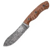 ESEE Knives ESEE JAMES GIBSON 5 NESSMUK, Manches en Micarta Burlap Sculpté Marron,