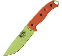 ESEE Knives Modèle 5 Venom Green, avec étui en kydex + clip de ceinture ESEE-5P-VG-E