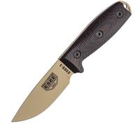 ESEE Modèle 3 Desert Tan, 3D Rouge/Noir G10 3PMDT-004